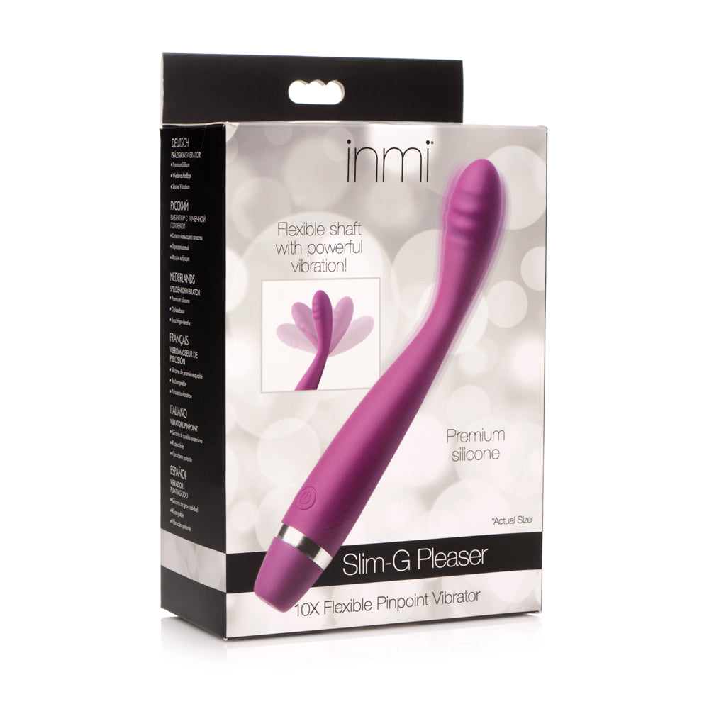 Inmi Slim-G Pleaser 10X Flexible Pinpoint Vibrator | 848518045232 | Available at EroticWarehouse.com