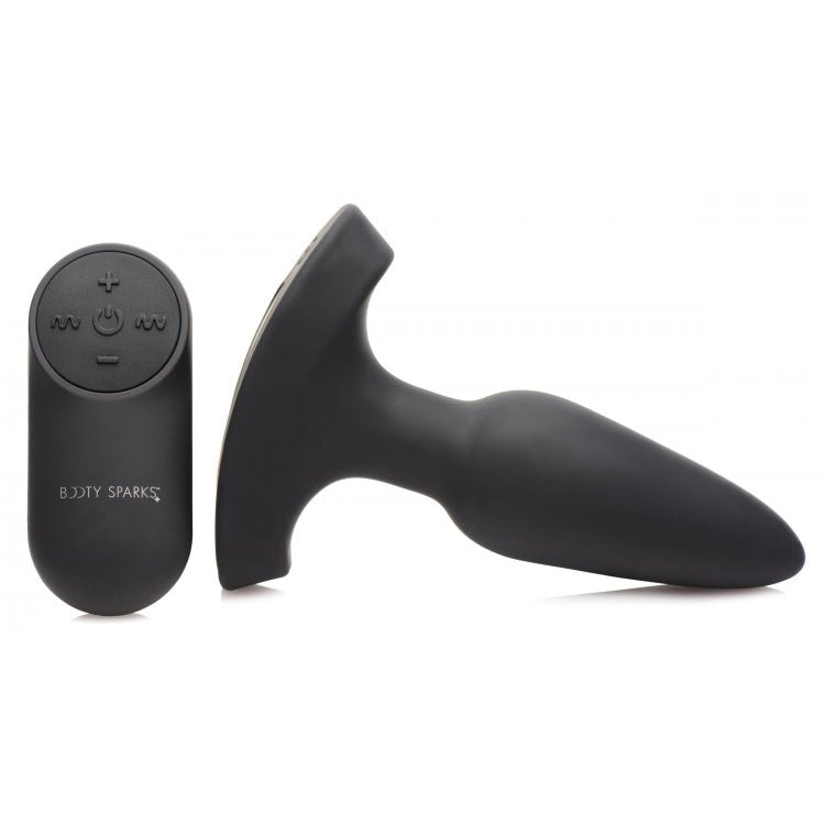 Booty Sparks Laser Heart Small Anal Plug W/ Remote Control | 848518045249 | Available at EroticWarehouse.com