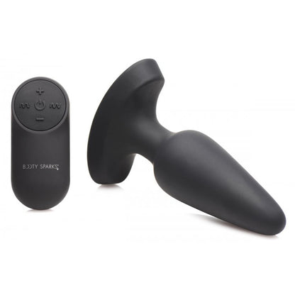 Booty Sparks 28X Laser Heart Silicone Anal Plug With Remote Medium | 848518045256 | Available at EroticWarehouse.com