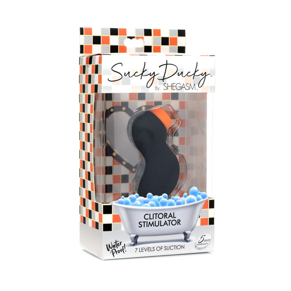 Shegasm Sucky Ducky Clitoral Stimulator Black | 848518045362 | Available at EroticWarehouse.com