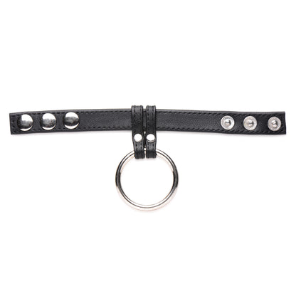 Strict Leather Cock Gear Leather And Steel Cock & Ball Ring | 848518045584 | Available at EroticWarehouse.com