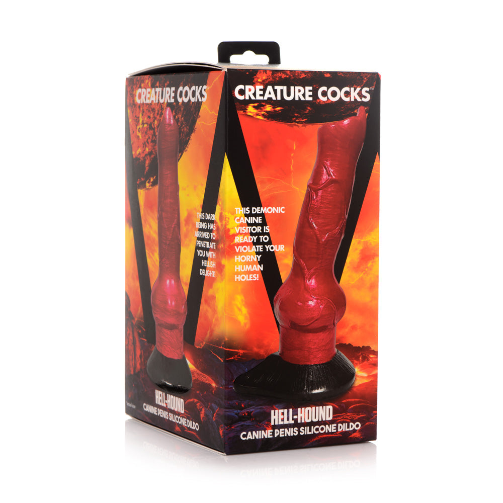 Creature Cocks Hell-Hound Canine Penis Silicone Dildo | 848518046079 | Available at EroticWarehouse.com