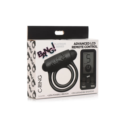 Bang! 25X Vibrating Silicone Cock Ring With Remote Control | 848518046352 | Available at EroticWarehouse.com