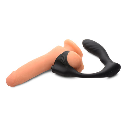 Trinity Men 7X Silicone Prostate Plug W/ Ball Stretcher & Remote | 848518046635 | Available at EroticWarehouse.com