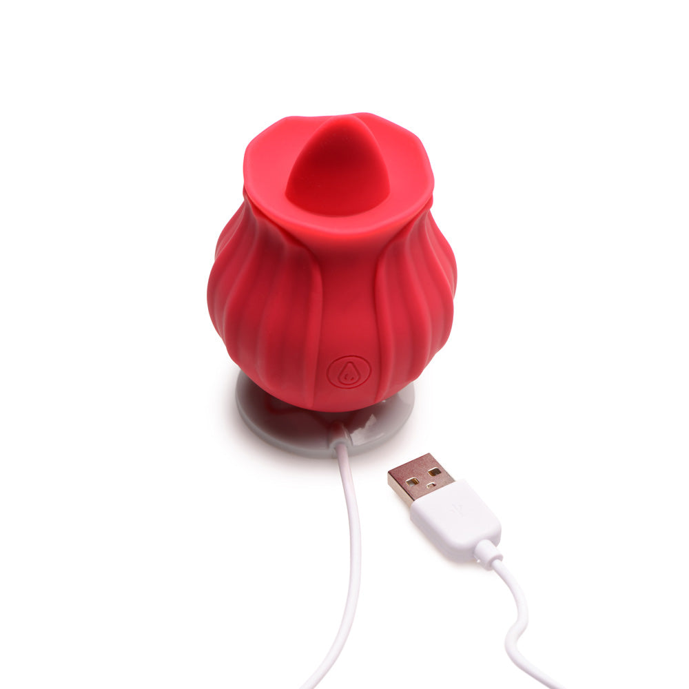 Bloomgasm Wild Violet 10X Licking Stimulator Red | 848518046680 | Available at EroticWarehouse.com