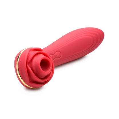 Bloomgasm Passion Petals 10X Silicone Suction Rose Vibrator Red | 848518046741 | Available at EroticWarehouse.com