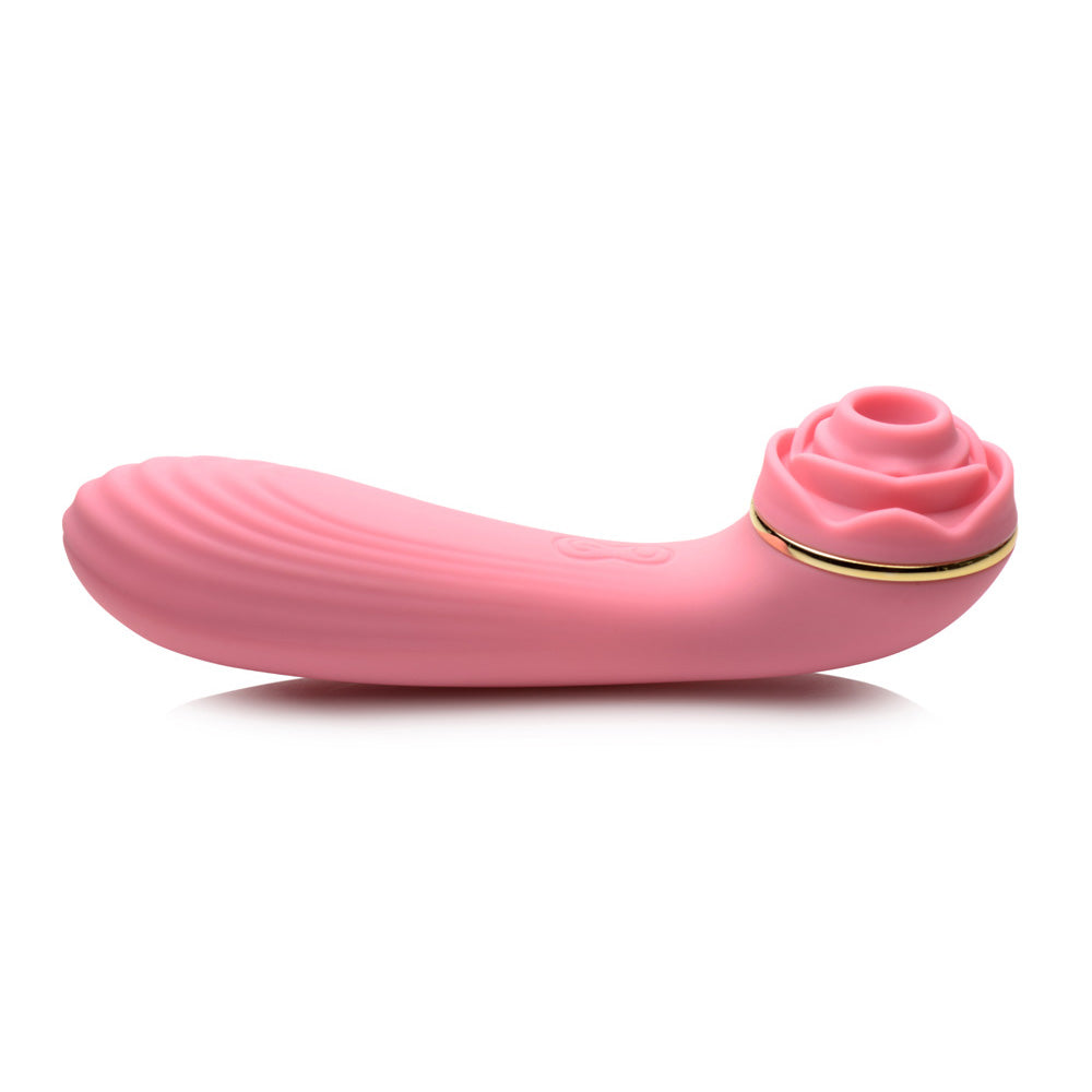 Bloomgasm Passion Petals 10X Silicone Suction Rose Vibrator Pink | 848518046758 | Available at EroticWarehouse.com