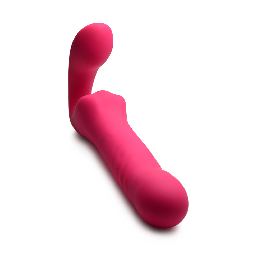 Strap U Mighty-Thrust Thrusting & Vibrating Strapless Strap-On W/ Remote | 848518046826 | Available at EroticWarehouse.com