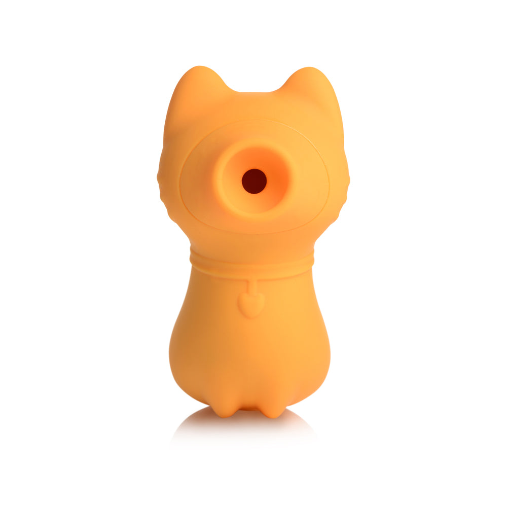 Shegasm Sucky Kitty 7X Clitoral Stimulator Orange | 848518047465 | Available at EroticWarehouse.com