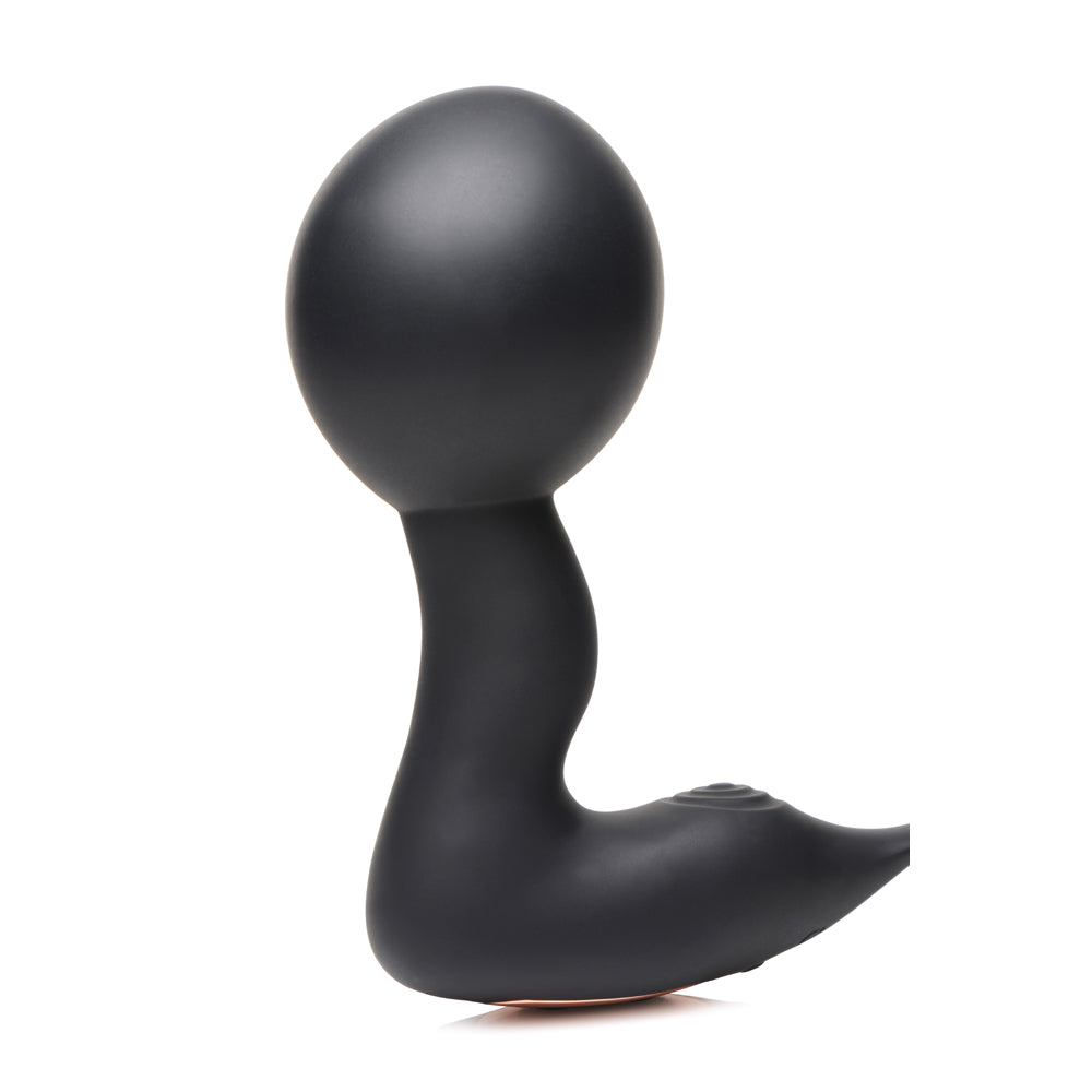 Swell Inflatable & 10X Vibrating Prostate Plug W/ Cock & Ball Ring & Remote | 848518047557 | Available at EroticWarehouse.com