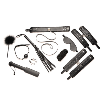 Master Series Hook Up 10 Piece Plush Bondage Set | 848518048004 | Available at EroticWarehouse.com