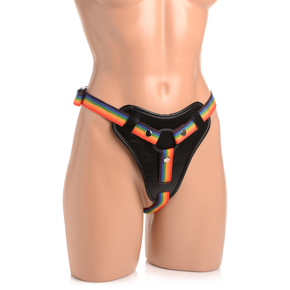 Strap U Take The Rainbow Universal Rainbow Harness | 848518048110 | Available at EroticWarehouse.com