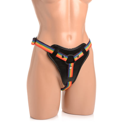 Strap U Take The Rainbow Universal Rainbow Harness | 848518048110 | Available at EroticWarehouse.com