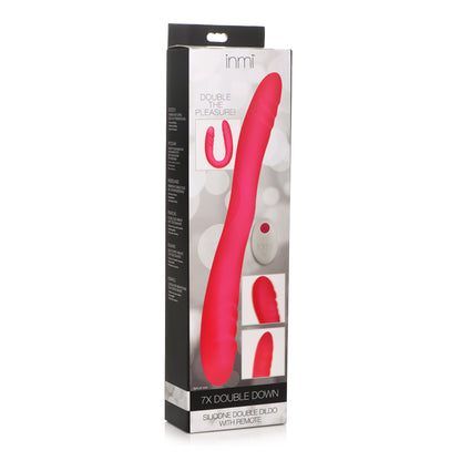 Inmi 7X Double Down Silicone Double Dildo W/ Remote | 848518048288 | Available at EroticWarehouse.com