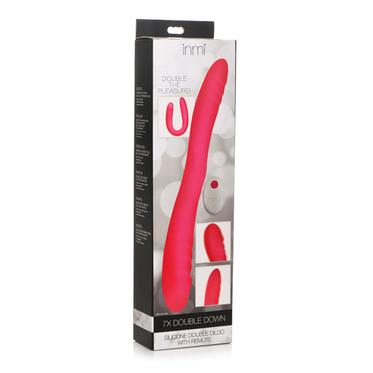 Inmi 7X Double Down Silicone Double Dildo W/ Remote | 848518048288 | Available at EroticWarehouse.com