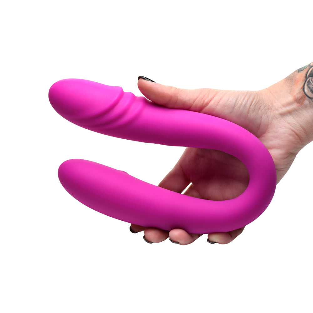 Inmi 7X Double Team Silicone Double Dildo W/ Remote | 848518048295 | Available at EroticWarehouse.com