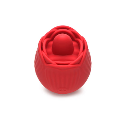Bloomgasm French Rose Licking & Vibrating Stimulator | 848518048653 | Available at EroticWarehouse.com