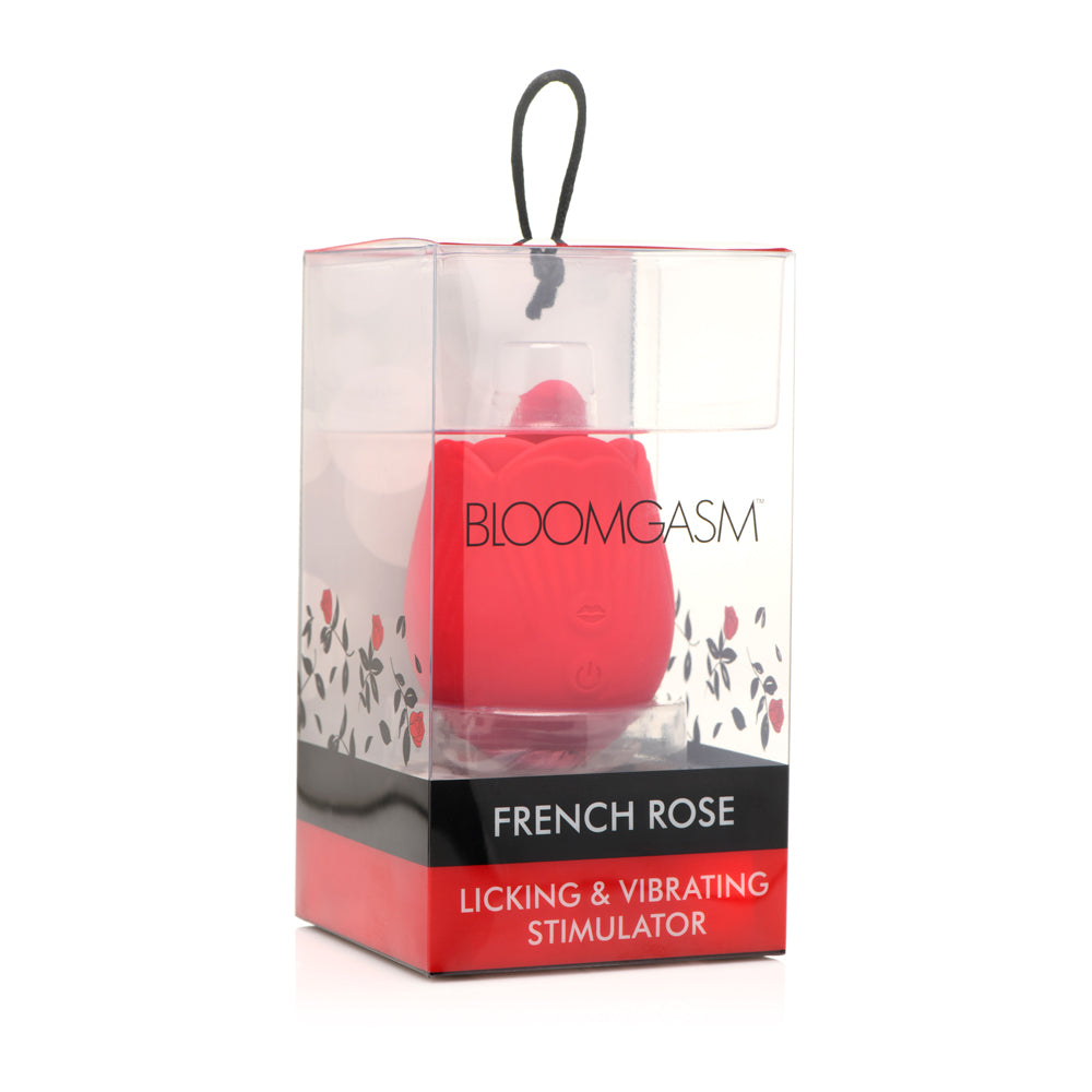 Bloomgasm French Rose Licking & Vibrating Stimulator | 848518048653 | Available at EroticWarehouse.com