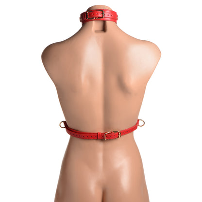 Strict Red Female Che Harness M/L | 848518048684 | Available at EroticWarehouse.com