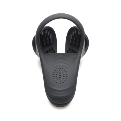 Trinity Men 10X Silicone Cock & Ball Ring W/ Taint Stim & Remote Control | 848518048899 | Available at EroticWarehouse.com