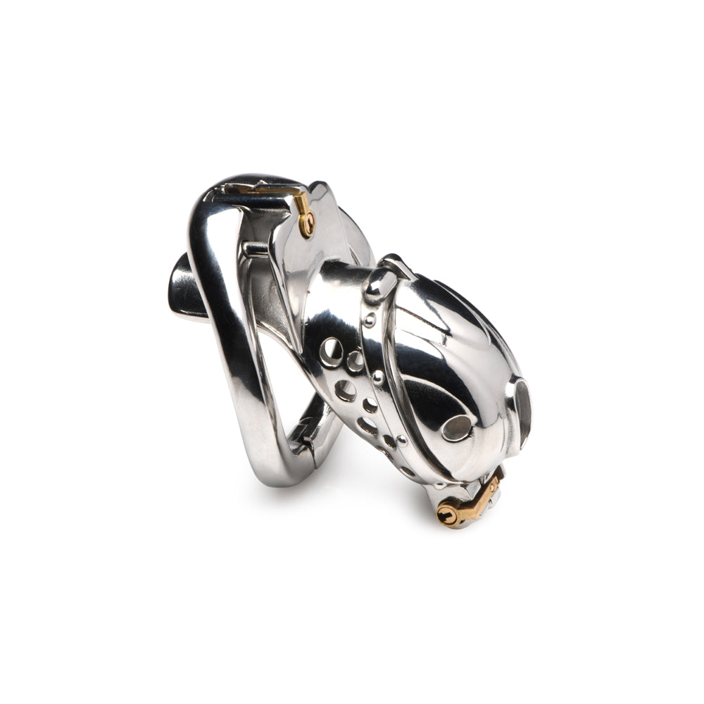 Master Series Deluxe Locking Chastity Cage | 848518048998 | Available at EroticWarehouse.com