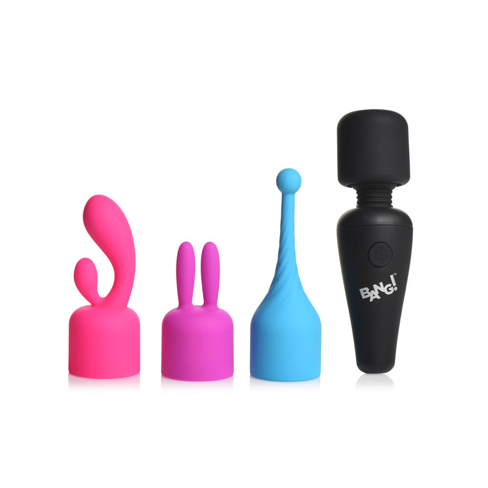 Bang! 10X Mini Wand W/ 3 Attachments | 848518049001 | Available at EroticWarehouse.com