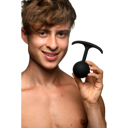 Heavy Hitters Comfort Plugs Premium Silicone 4.7'' Weighted Round Plug | 848518049179 | Available at EroticWarehouse.com