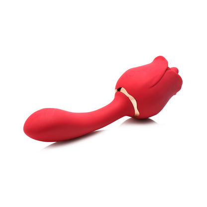 Bloomgasm Regal Rose Licking Rose Vibrator | 848518049292 | Available at EroticWarehouse.com