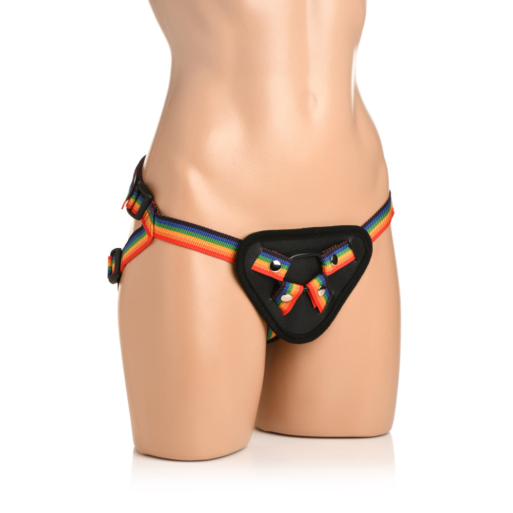 Strap U Ride The Rainbow Universal Rainbow Strap-On Harness | 848518049476 | Available at EroticWarehouse.com