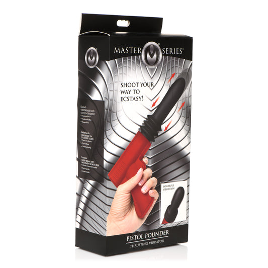Master Series Thrusting Pistola Vibrator | 848518049483 | Available at EroticWarehouse.com