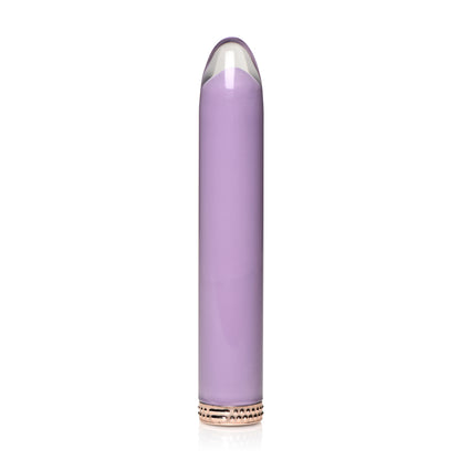 Prisms Vibra-Glass 10X Tapered Glass Bullet Purple | 848518049889 | Available at EroticWarehouse.com