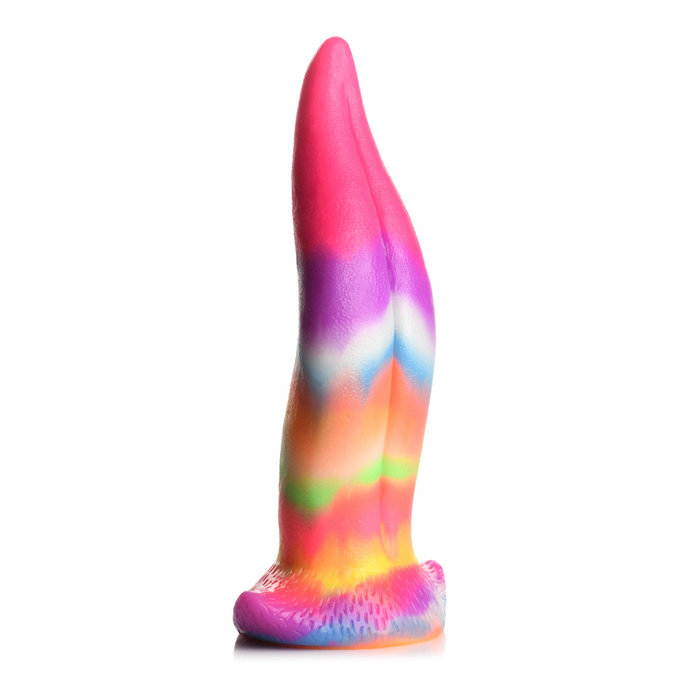 Creature Cocks Unicorn Tongue Glow-In-The-Dark Silicone Dildo | 848518049902 | Available at EroticWarehouse.com