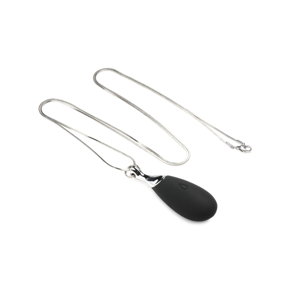 Charmed 10X Vibrating Silicone Teardrop Necklace | 848518049926 | Available at EroticWarehouse.com