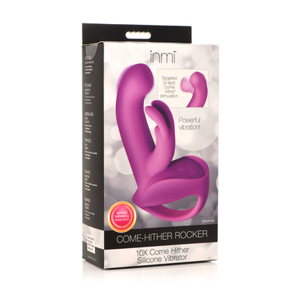Inmi Come-Hither Rocker 10X Come Hither Silicone Vibrator | 848518050380 | Available at EroticWarehouse.com