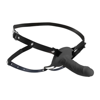 Size Matters Realistic Silicone Penis Sheath W/ 2" Tip Black | 848518051165 | Available at EroticWarehouse.com