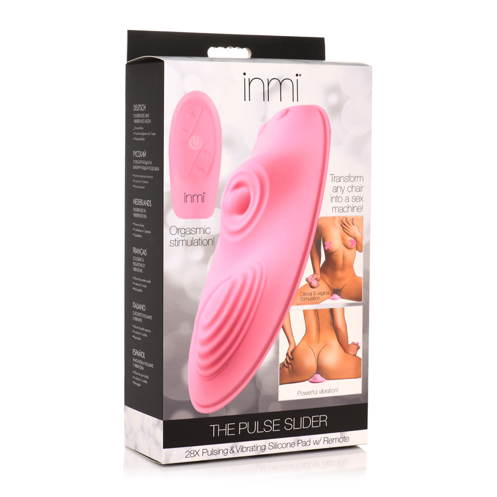 Inmi The Pulse Slider Pulsing & Vibrating Silicone Pad W/ Remote | 848518051264 | Available at EroticWarehouse.com