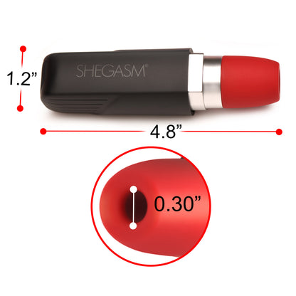 Shegasm Pocket Pucker 9X Silicone Lipstick Clit Stimulator | 848518051363 | Available at EroticWarehouse.com