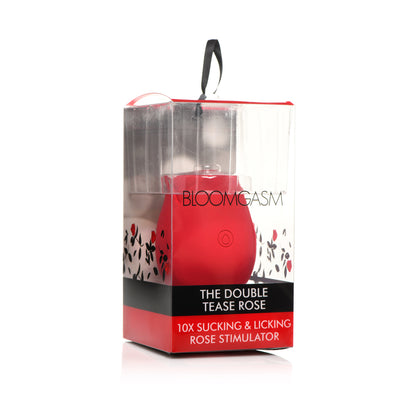 Bloomgasm The Double Tease Rose 10X Sucking & Licking | 848518051448 | Available at EroticWarehouse.com