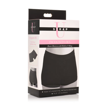 Strap U Incognito Boxer Style Harness W/ Hidden O-Ring Ml | 848518051455 | Available at EroticWarehouse.com