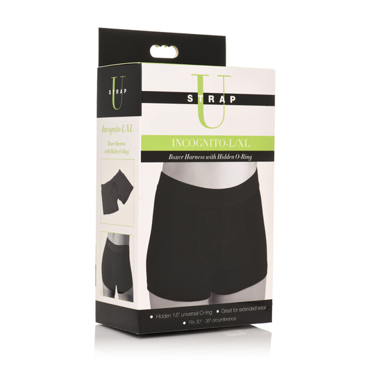 Strap U Incognito Boxer Style Harness W/ Hidden O-Ring Lxl | 848518051462 | Available at EroticWarehouse.com
