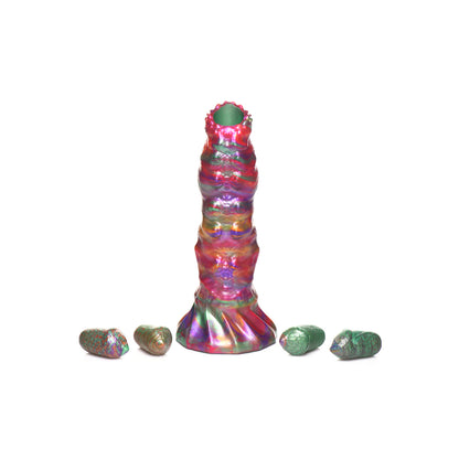 Creature Cocks Larva Silicone Ovipositor Dildo W/ Eggs | 848518052001 | Available at EroticWarehouse.com