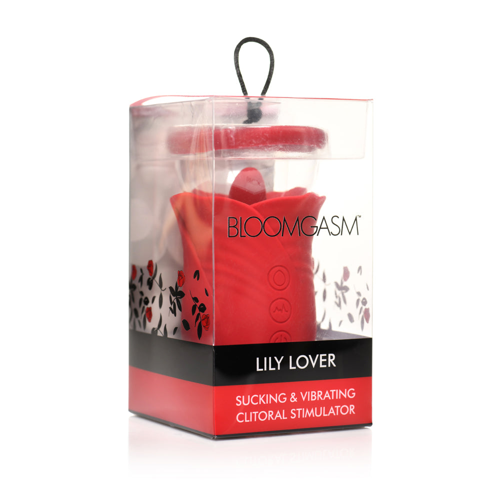 Bloomgasm Lily Lover Sucking & Vibrating Clitoral Stimulator | 848518052537 | Available at EroticWarehouse.com