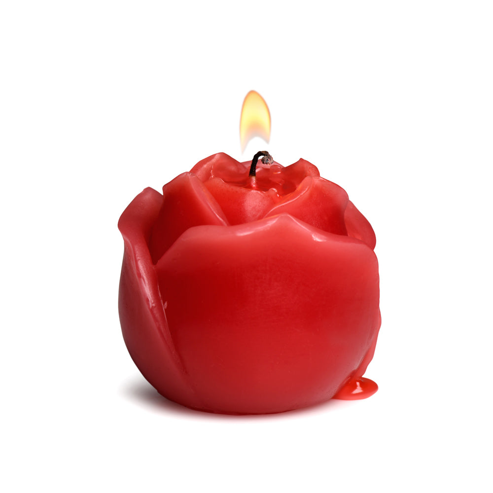 Master Series Flaming Rose Drip Candle | 848518052636 | Available at EroticWarehouse.com