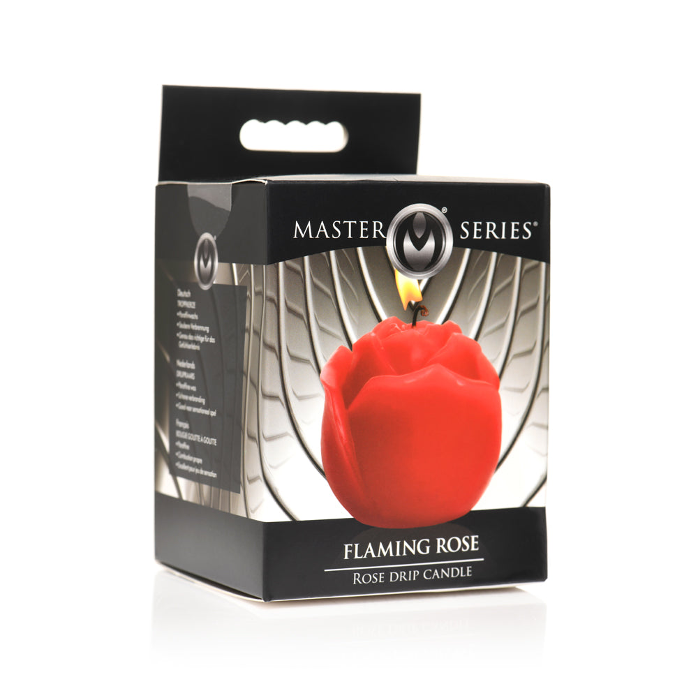 Master Series Flaming Rose Drip Candle | 848518052636 | Available at EroticWarehouse.com
