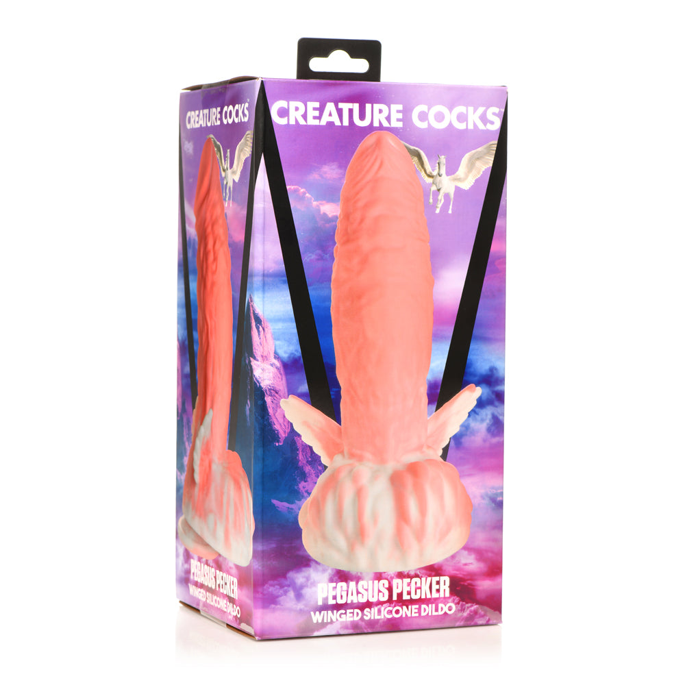 Creature Cocks Pegasus Pecker Winged Silicone Dildo | 848518052698 | Available at EroticWarehouse.com