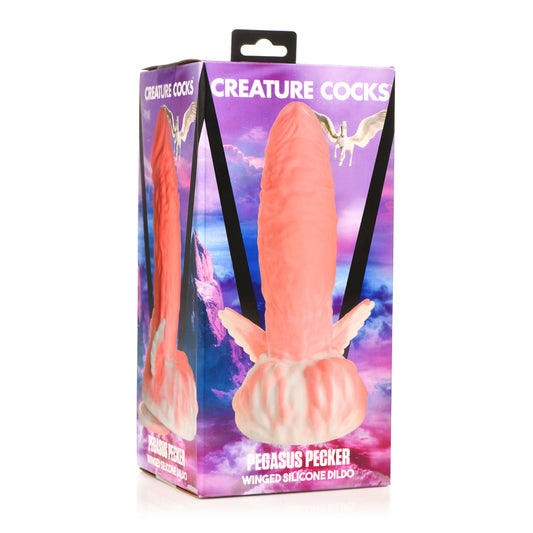 Creature Cocks Pegasus Pecker Winged Silicone Dildo | 848518052698 | Available at EroticWarehouse.com