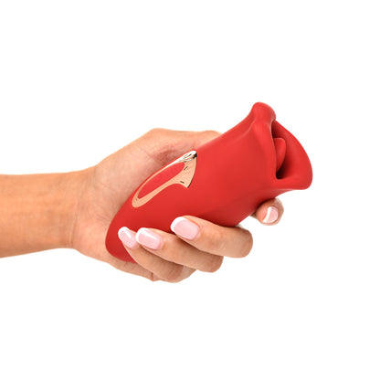 Lickgasm Kiss + Tell Silicone Kissing & Vibrating Clitoral Stimulator | 848518052766 | Available at EroticWarehouse.com