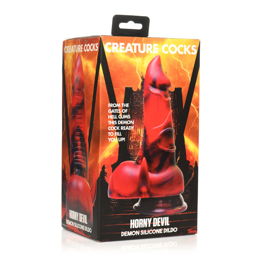 Creature Cocks Horny Devil Demon Silicone Dildo | 848518052988 | Available at EroticWarehouse.com