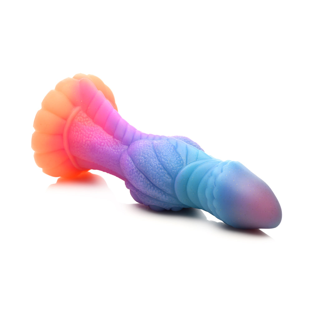 Creature Cocks Galactic Cock Alien Creature Glow-In-The-Dark Silicone Dildo | 848518053244 | Available at EroticWarehouse.com