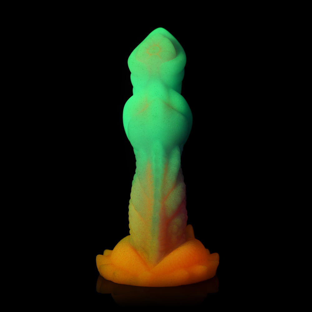 Creature Cocks Aqua-Cock Glow-In-The-Dark Silicone Dildo | 848518053251 | Available at EroticWarehouse.com